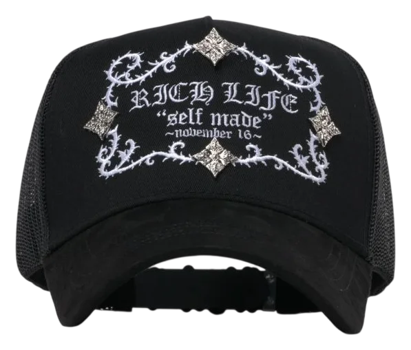 RICH LIFE NEGRA - BARBAS HATS