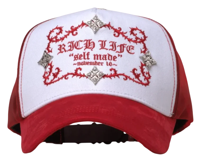 RICH LIFE ROJA - BARBAS HATS